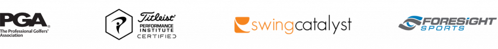 Foresight Sports, Swing Catalyst and partner technology logos